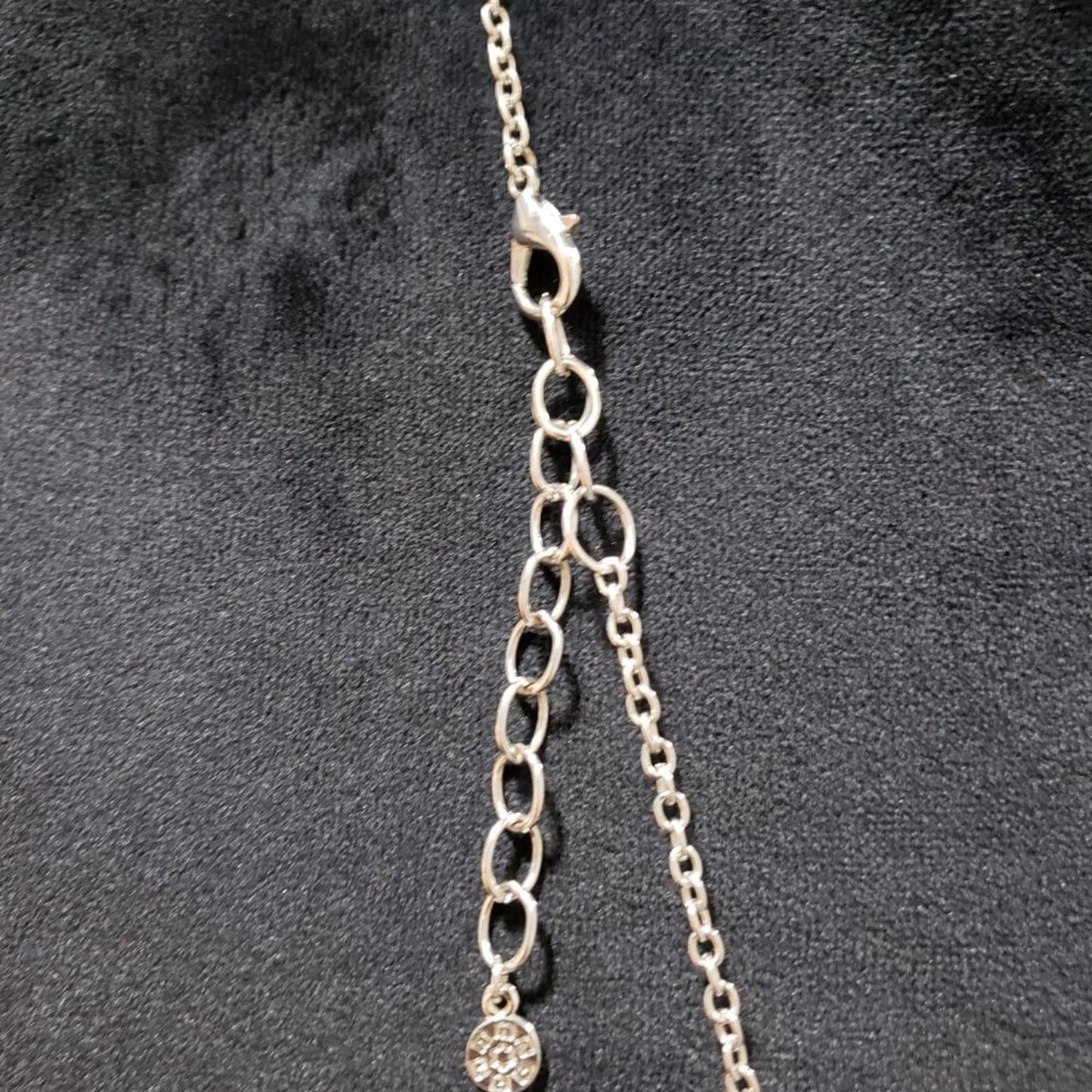 Womens Fashion Silver Round Ornate Openwork Pendant Necklace with Lobster Clasp