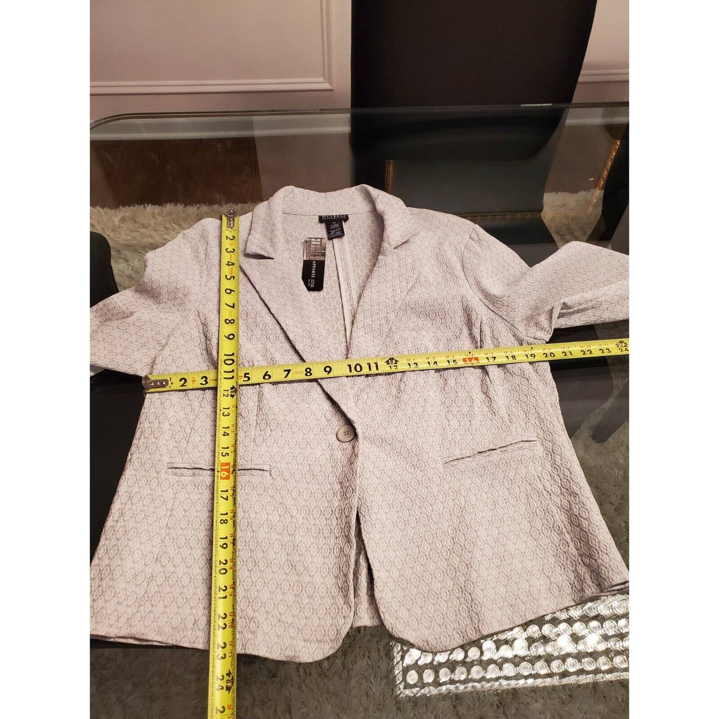 Soho Apparel Light Green Rayon Single Breasted Long Sleeve jacket Blazer Size 2X