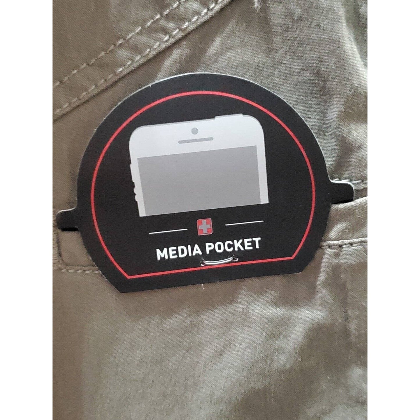 Swisstech Men's Solid Brown Cotton High Rise Straight Fit Casual Pants 36/30