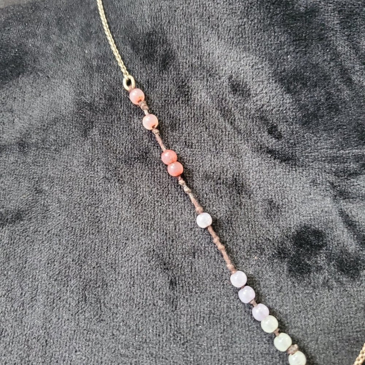 Lucky Brand Women's Gold tone Beaded with Lobster Clasp Pendant Necklace
