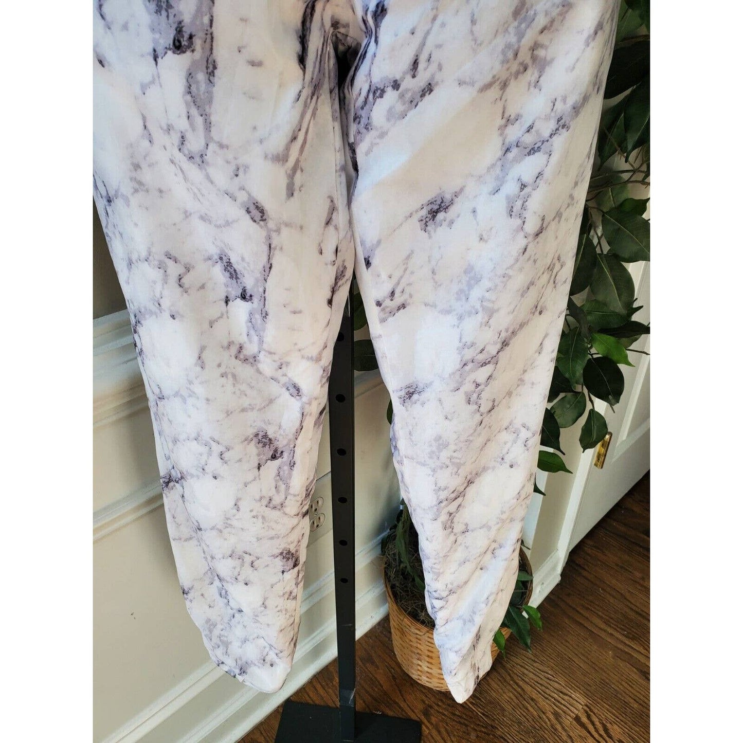 Love Love Love Women's White Polyester Long Sleeve Top & Pant 2 Pc's Medium