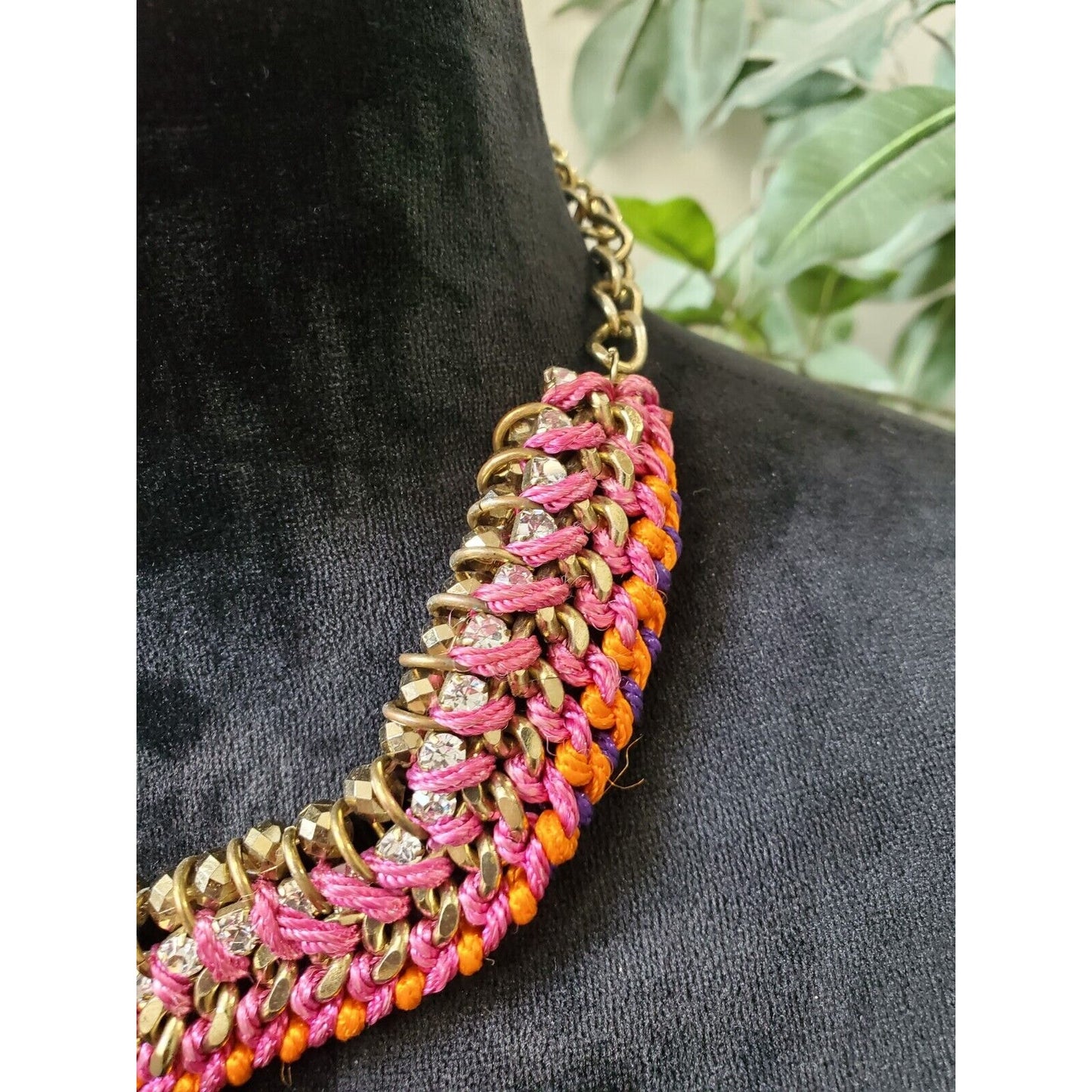 Women's Colorful Fashion Ethnic Beads Collar Choker Necklace