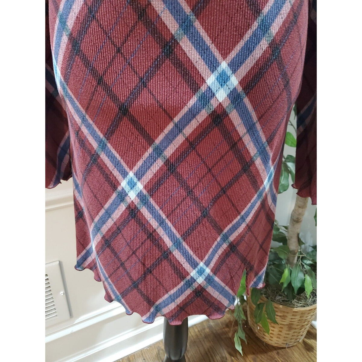 So Women's Multicolor Polyester Mock Neck Long Sleeve Knee Length Dress Size 2XL