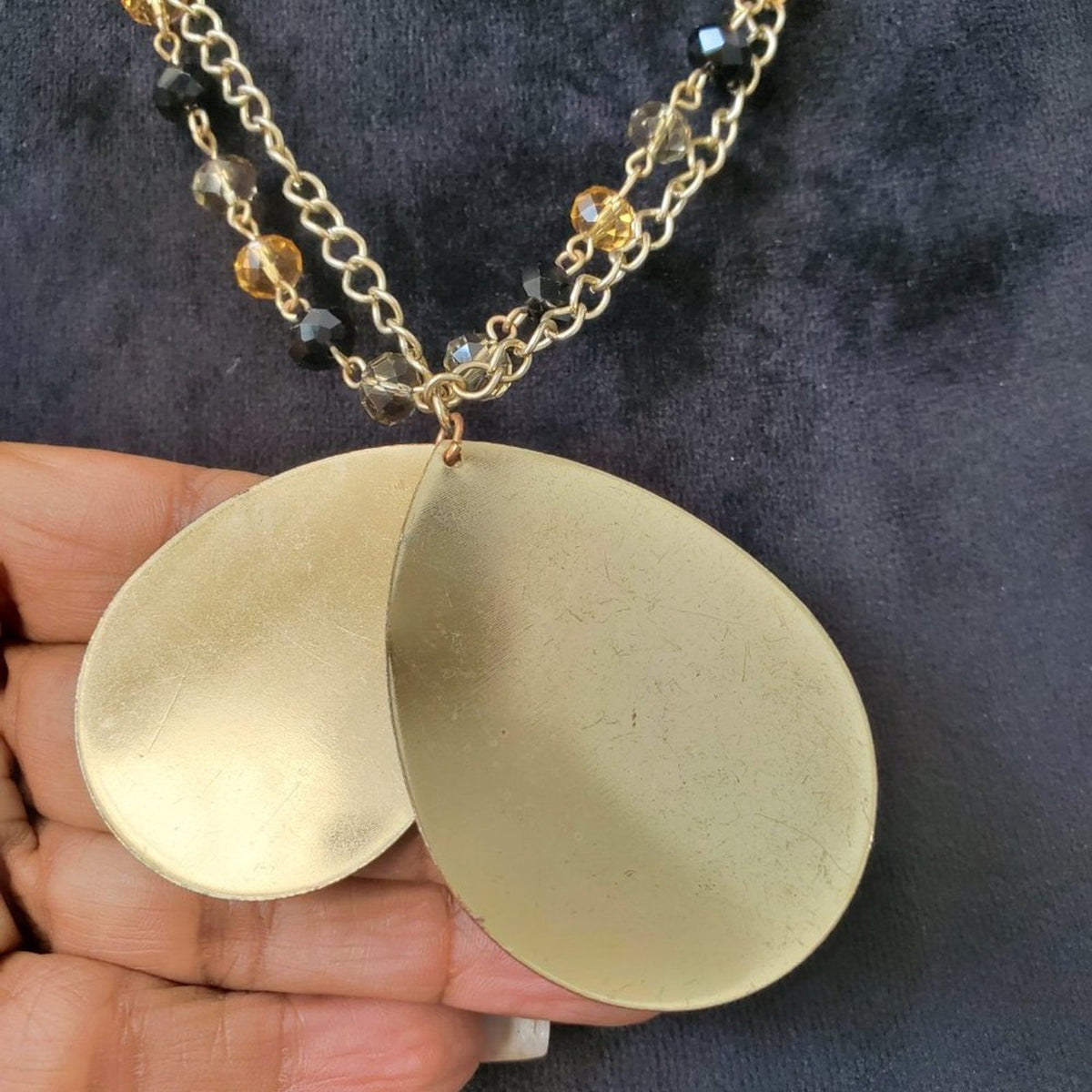 Women's Charm Gold Shell Coin Pearls with Lobster Clasp Fashion Jewelry Necklace