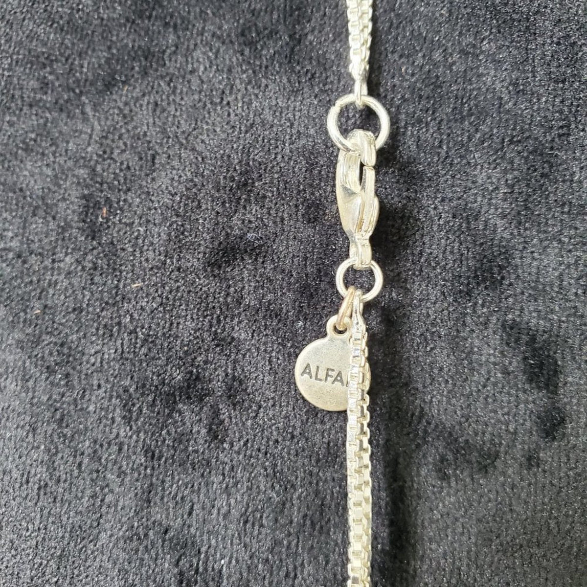 Alfani Women's  Silver And Gold Tone Chain with Lobster Clasp Necklace