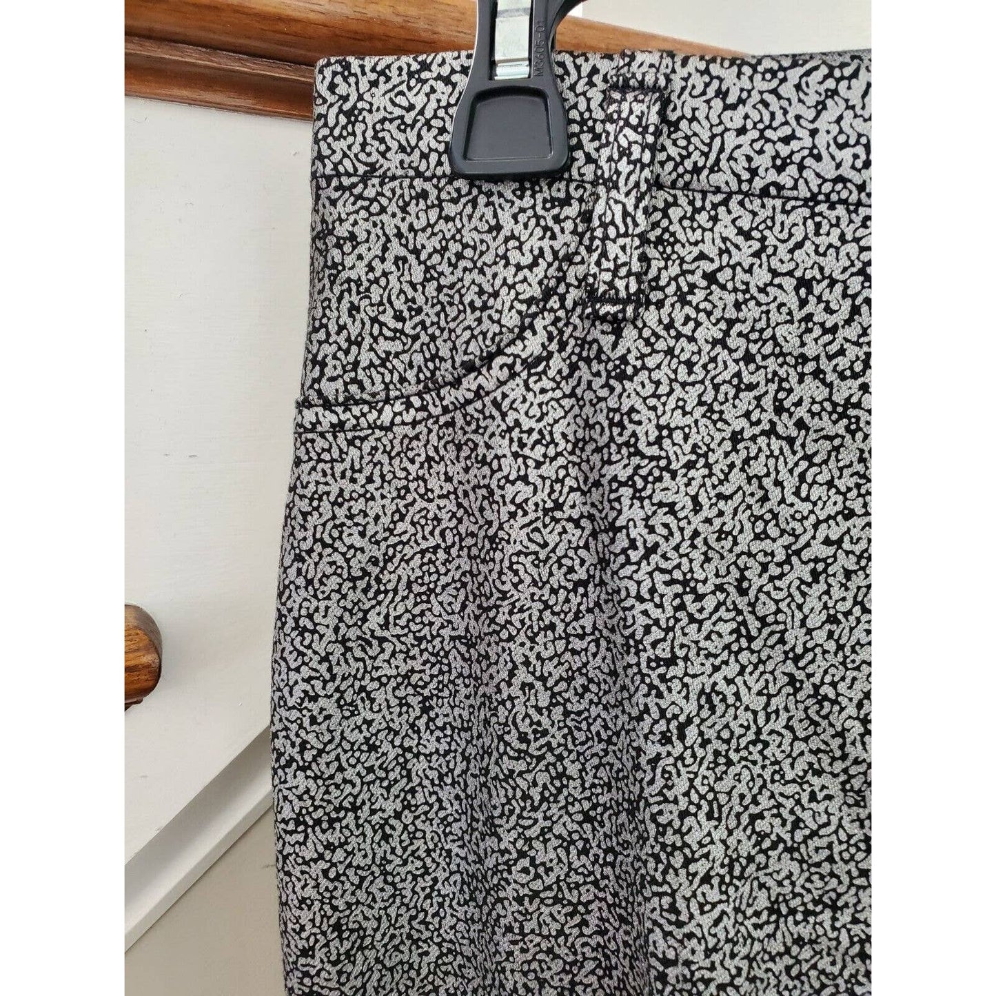 Faded Glory Women Gray Polyester Pull On Mid Rise Skinny Fit Casual Pant Size M