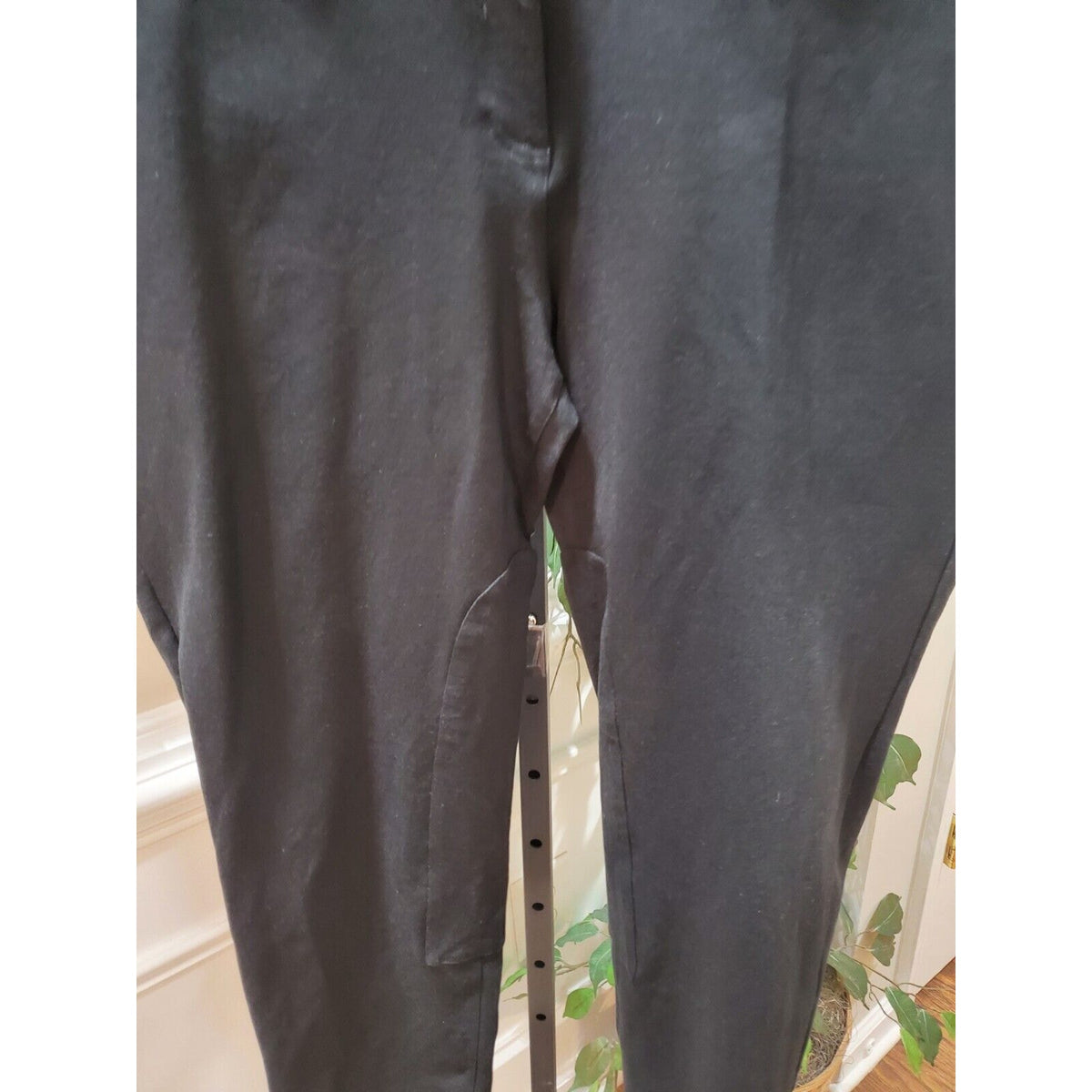 Eileen Fisher Womens Black Rayon Pockets Zipper Front Casual Pants XL