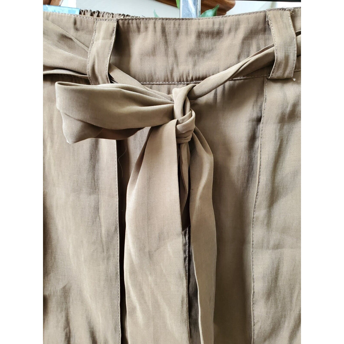 Old Navy Women's Brown Solid Modal High Waist Bull Mini Skirt Size Small