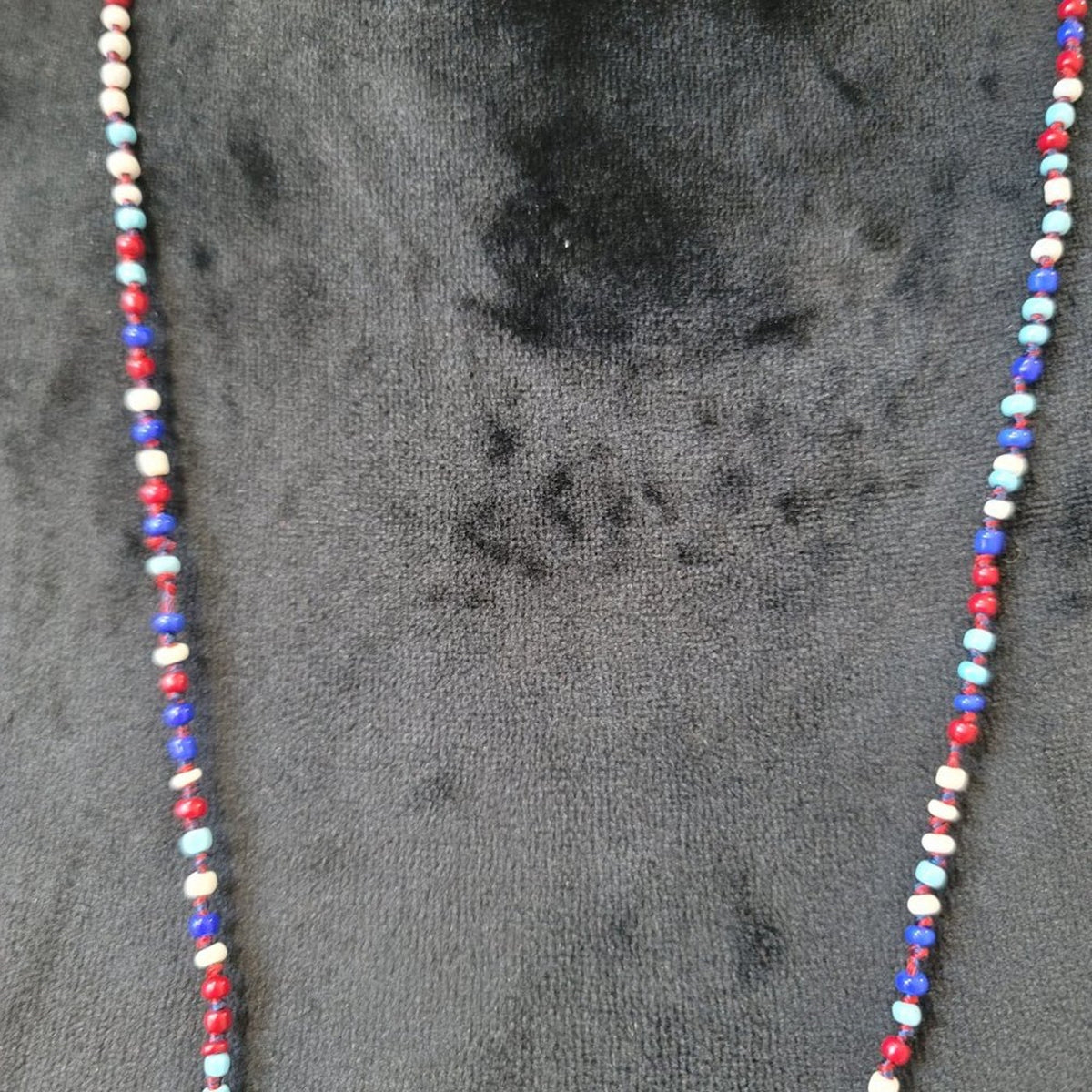 Women's Multicolor Beaded with Lobster Clasp Long Jewelry Tassel Necklace