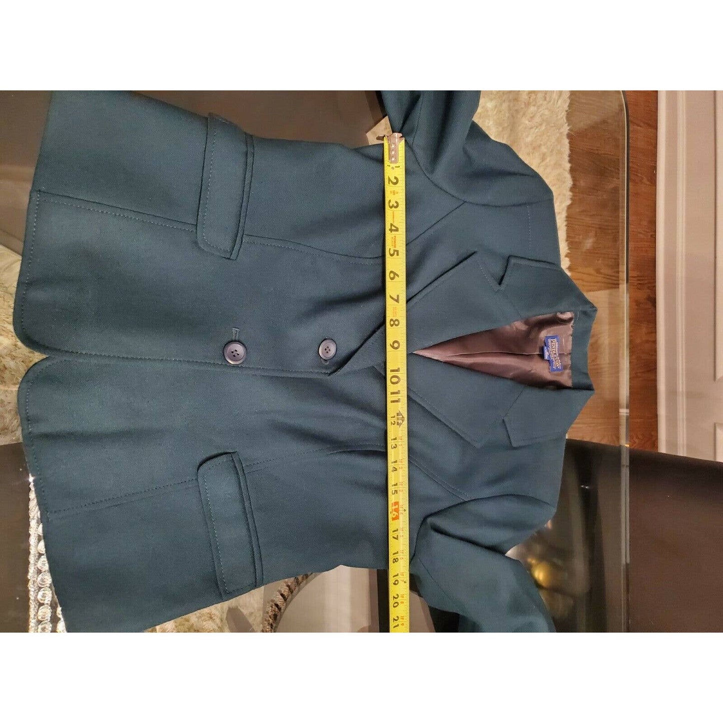 Pendleton Women's Wool Two Buttons Single Breasted Long Sleeve Blazer Size 10