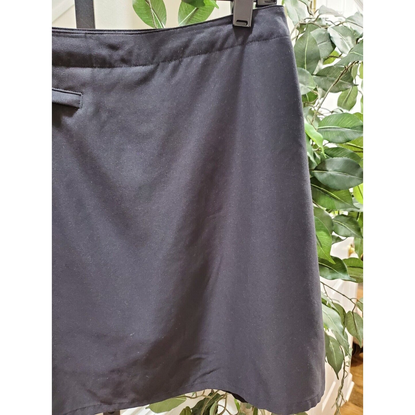 Patagonia Women Black 100% Polyester Pencil & Straight Casual Mini Skirt Size 8