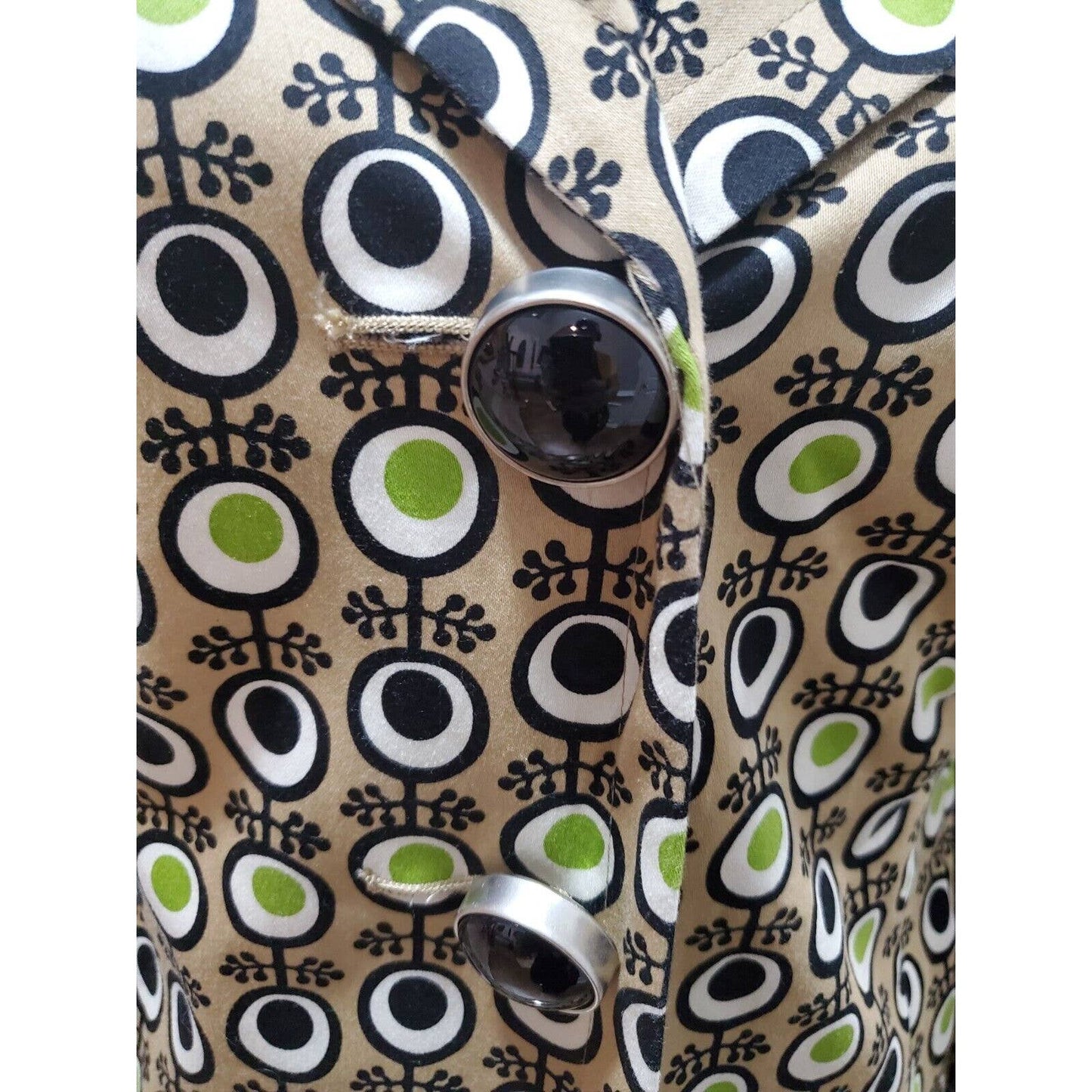 RQT Women's Multicolor Cotton Long Sleeve Single Breasted Blazer Size Medium