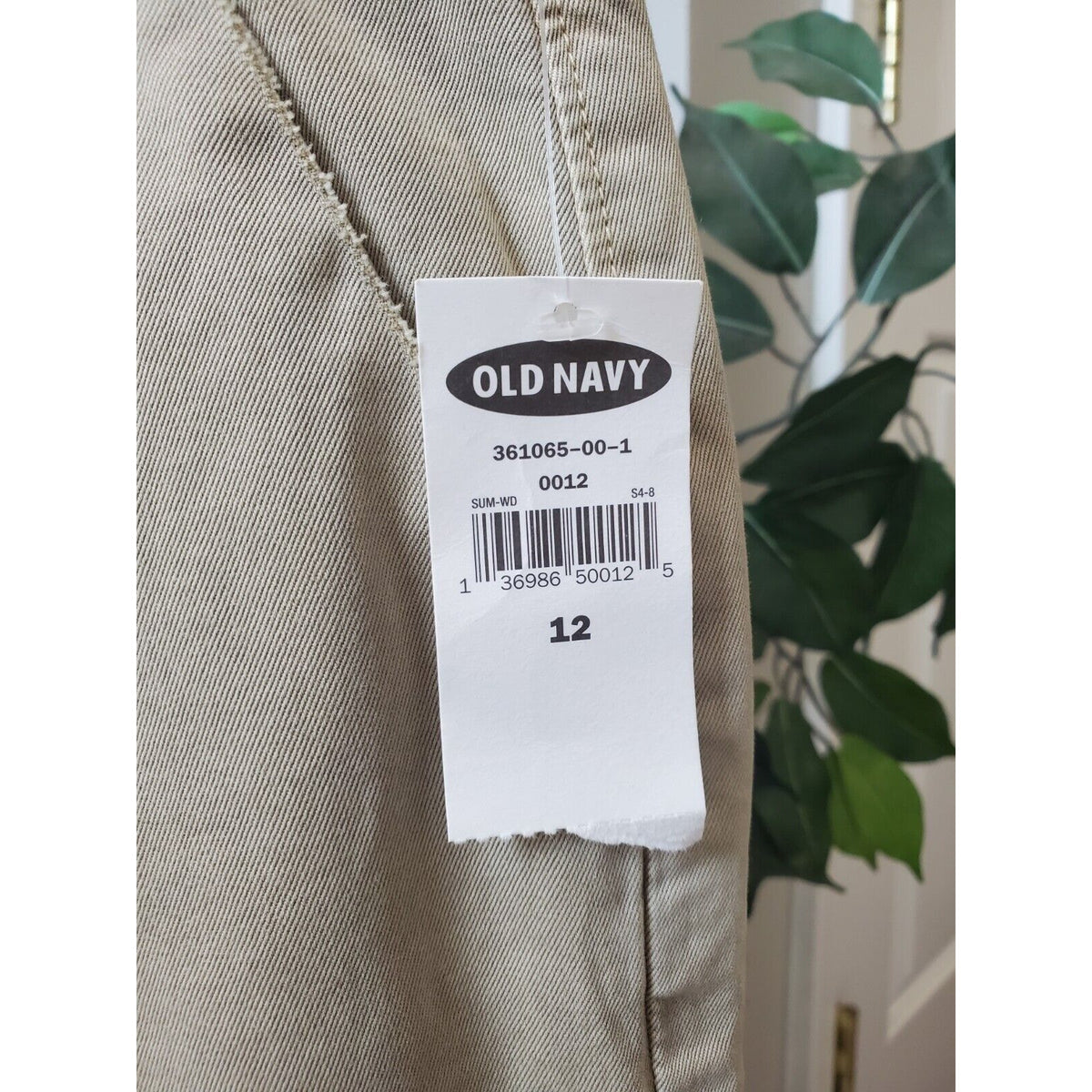 Old Navy Womens Beige 100% Cotton Summer Outdoor Casual Preppy Shorts Size 12