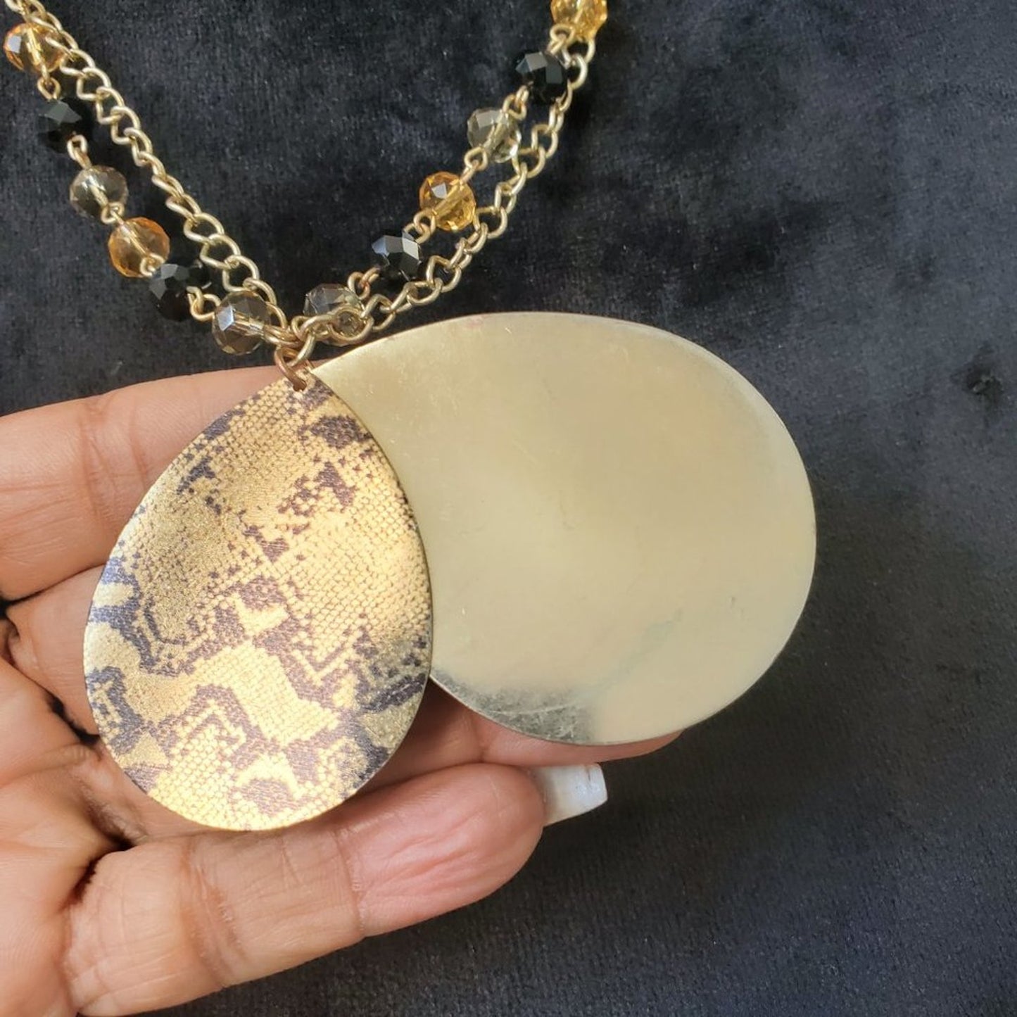 Women's Charm Gold Shell Coin Pearls with Lobster Clasp Fashion Jewelry Necklace