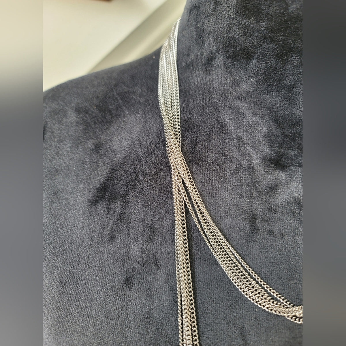 Gray Multilayer Fashion Necklace