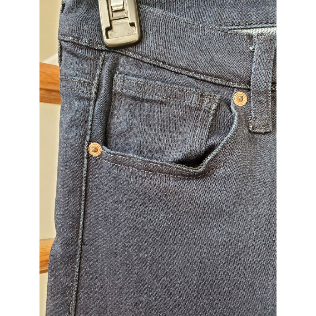 Fashion Nova Women's Blue Denim Cotton Legs Dark Wash Casual Flare Jeans 11/30