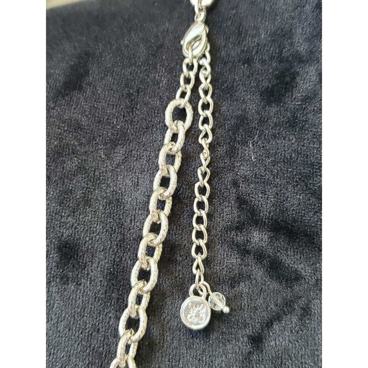 Kohl's Women's Multi Layered Pink Dangling Bubble Teardrop Statement Necklace