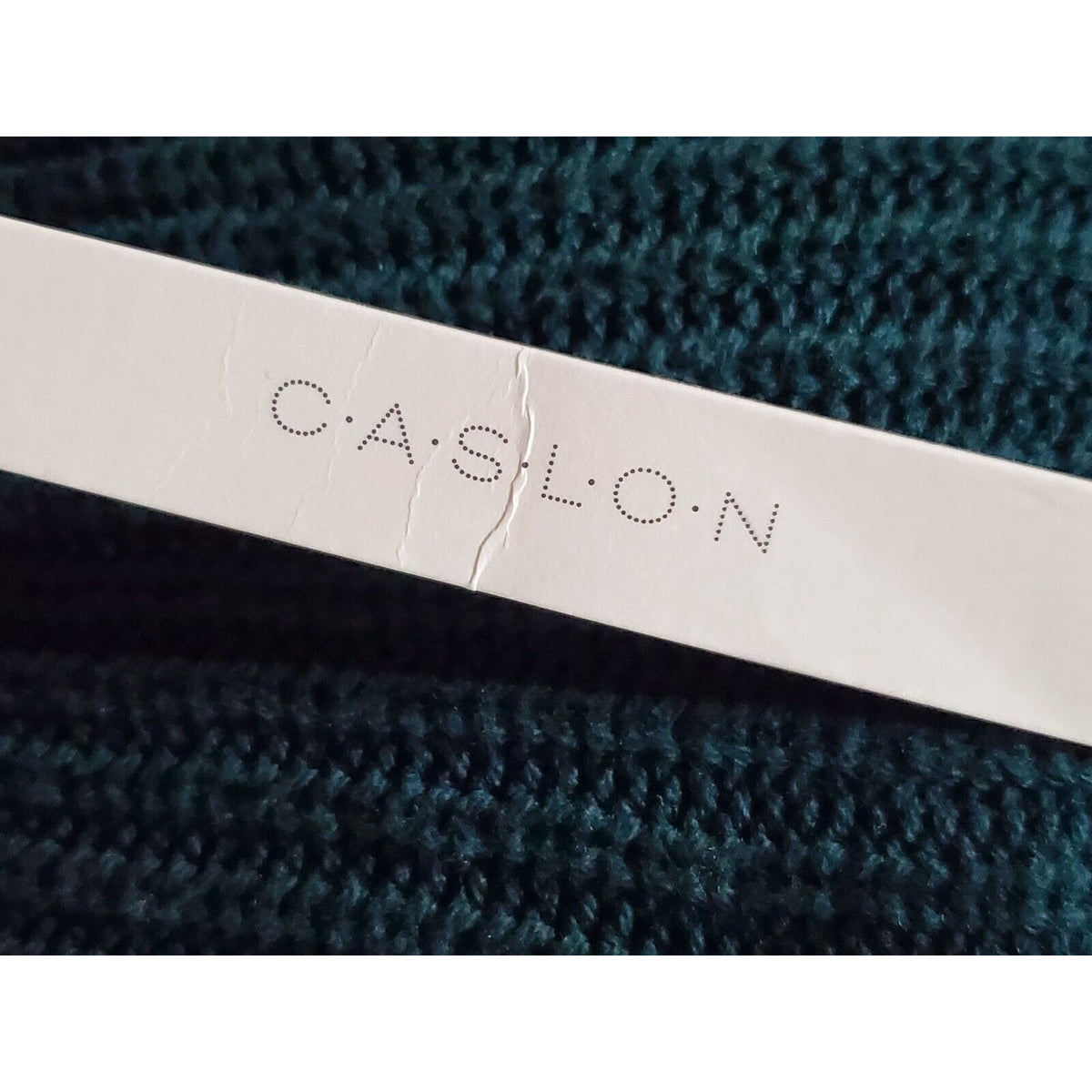 Calson Women's Green Cotton Long Sleeve Mock Neck Pullover Knit Sweater Small