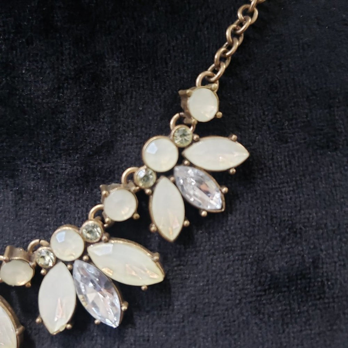 Women's Gold Tone Crystal Beaded Teardrop Fashion Jewelry Pendant