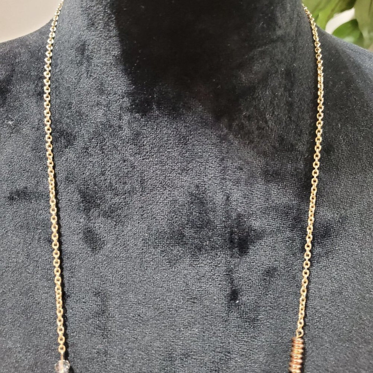 Womens Gold Tone Long Chains Layered Charm Pendant Necklace