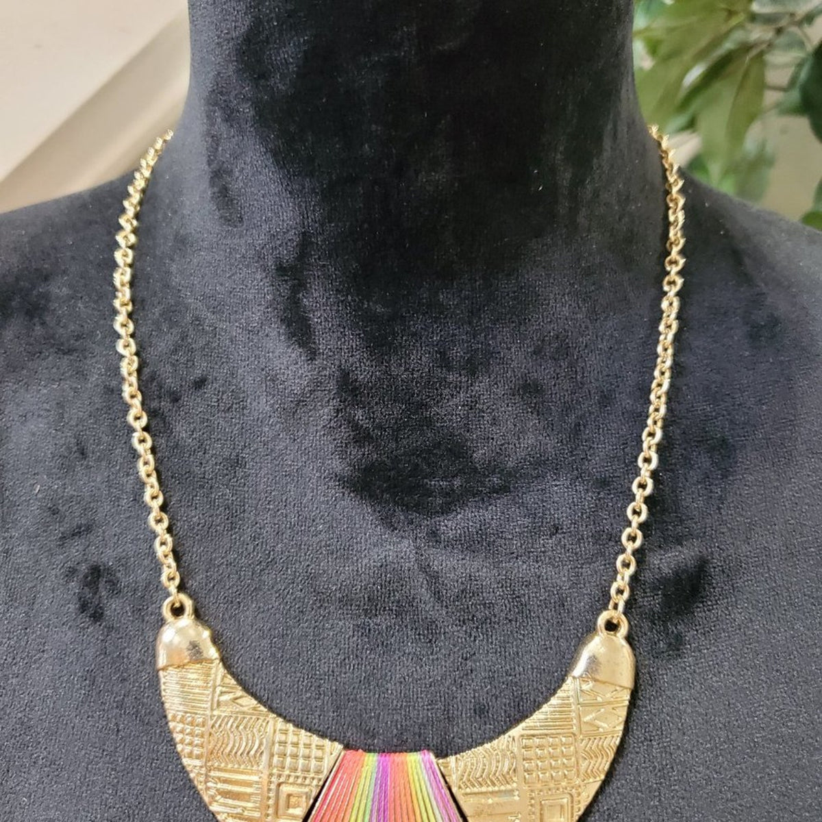 Claires Women Alloy Collar Choker Charm Long Tasse Necklace Jewelry