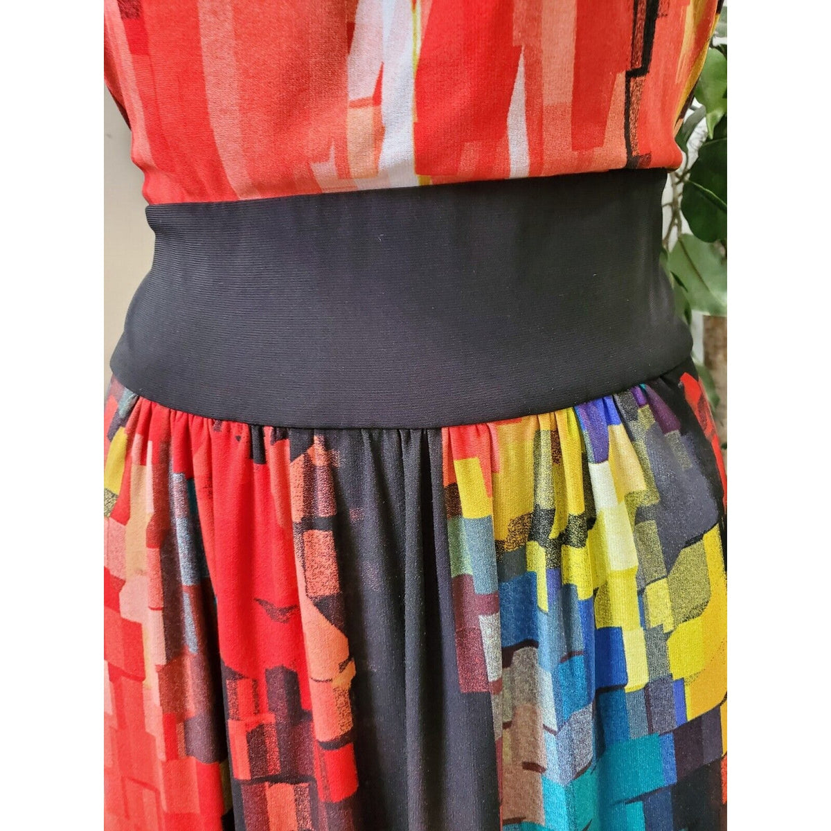 Ronni Nicole Women Multicolor Polyester Round Neck Sleeveless Long Maxi Dress 16