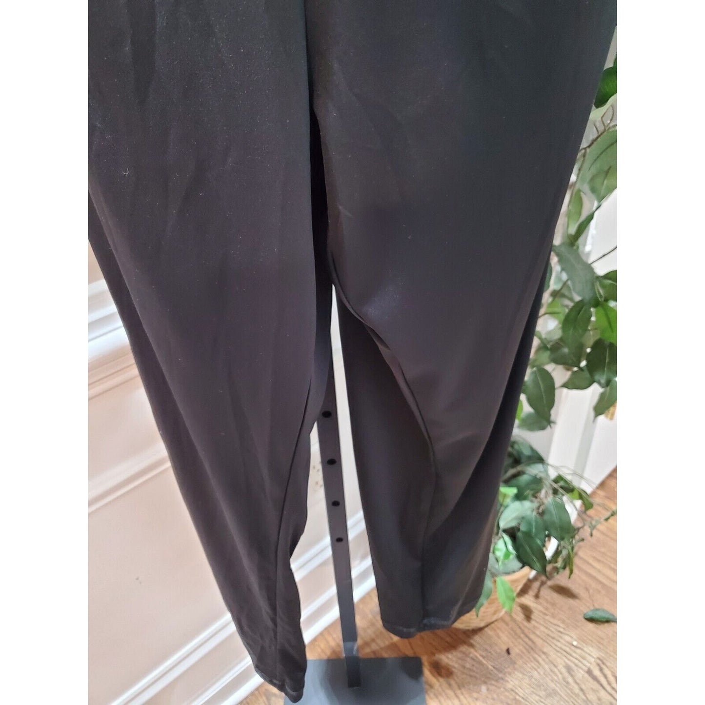 Koh Koh Women's Black Polyester Boat Neck 3/4 Sleeve Casual Jumpsuit Size L