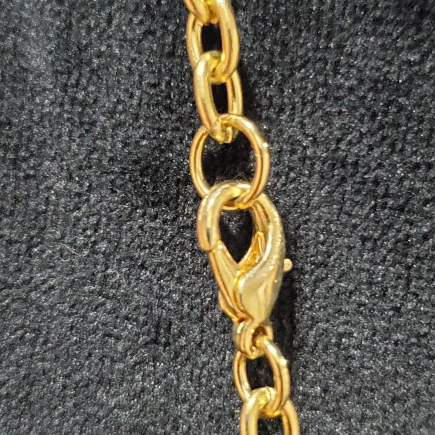Women's Gold Tone Multi Pearl Beads Link Chain Fashion Jewelry Necklace