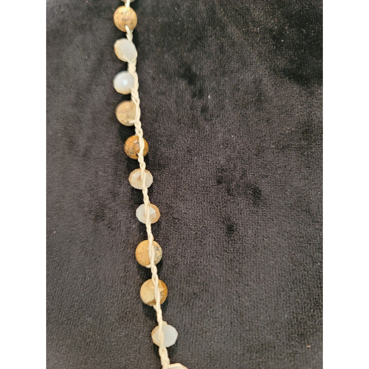 Womens Fashions Multicolor Strand Beaded Pendant Necklace with Lobster Clasp