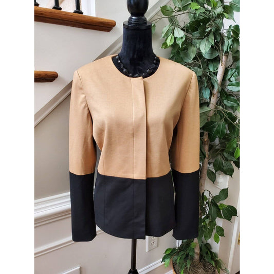 Spiegel Women's Polyester Long Sleeve Buttons Front Casual Jacket Blazer Size 16