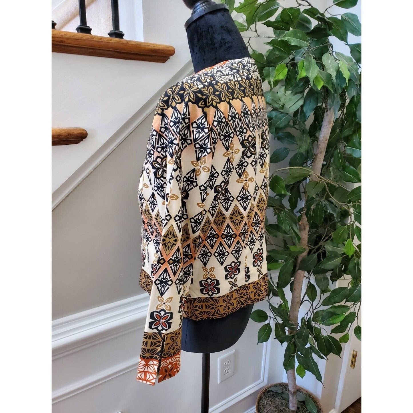 Positive Atitude Women Multicolor Cotton Long Sleeve Open Front Casual Blazer 14