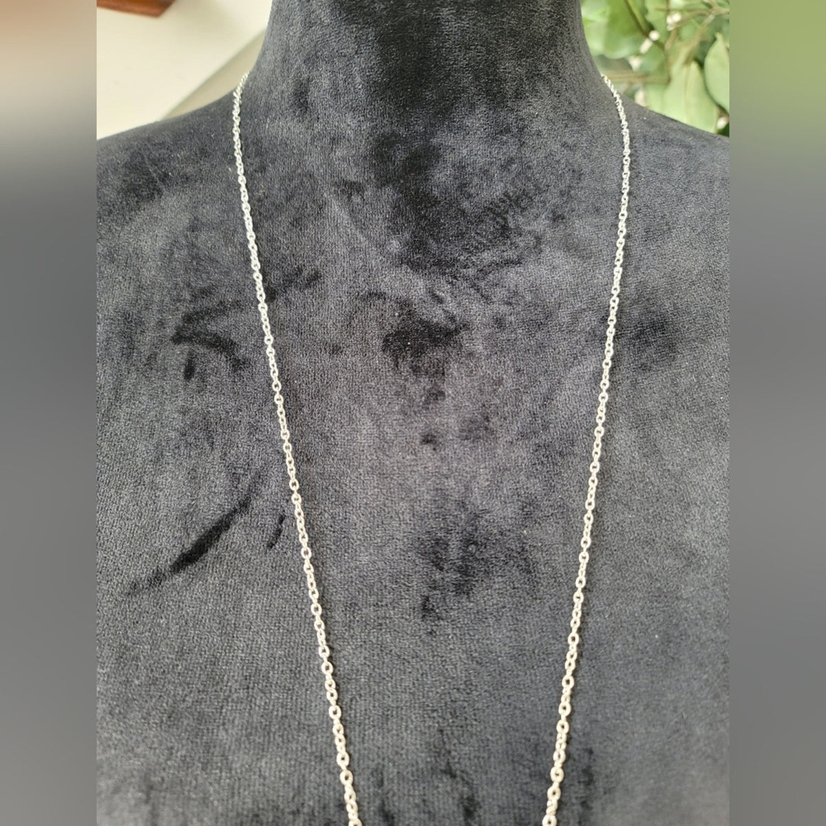 Long Red Pendant Necklace