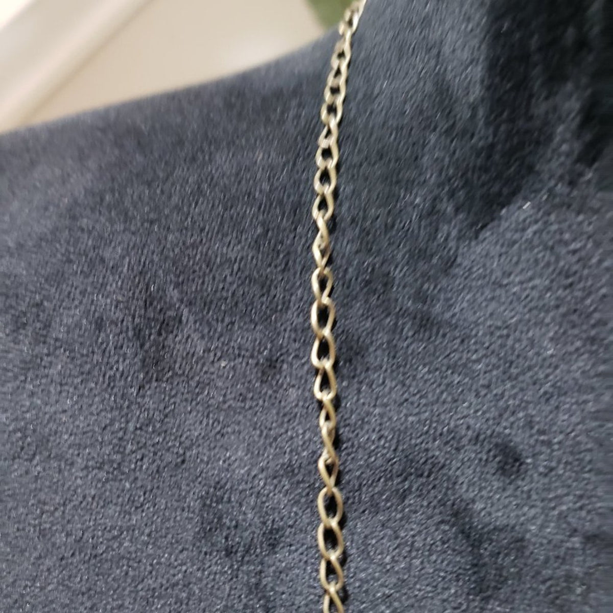 Womens  Fashion Double Strand Gold Tone Spike Charm Pendant Necklace