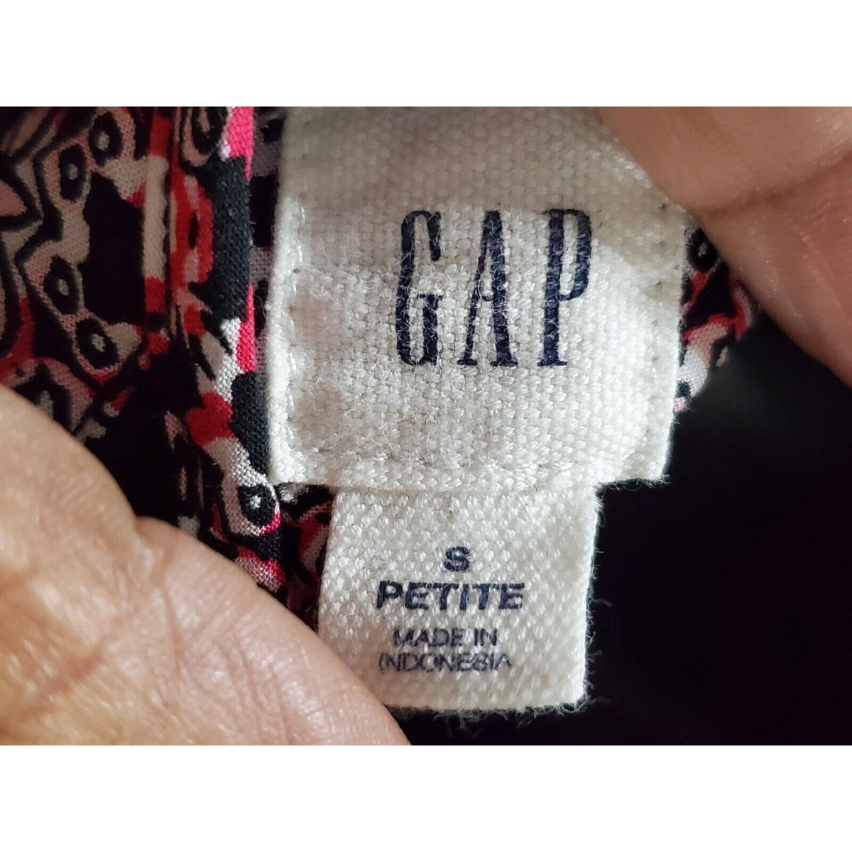 Gap Women Multicolor Rayon Sweetheart Neck Long Sleeve Casual Romper Size Small