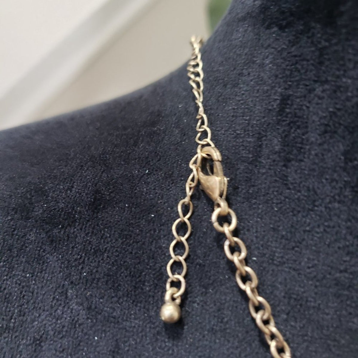 Women's Gold Tone Crystal Beaded Teardrop Fashion Jewelry Pendant