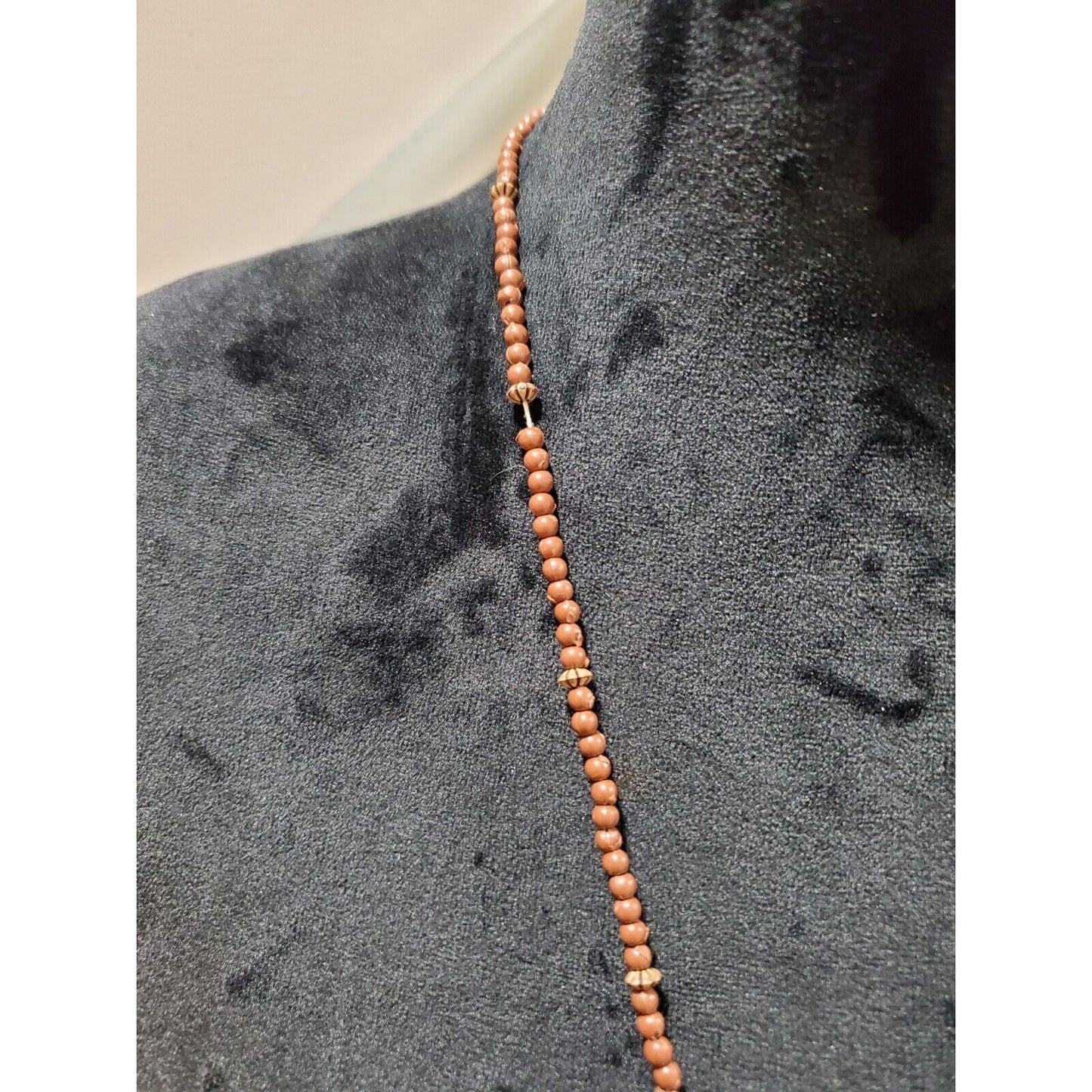 Women's Brown Beaded See Shell Tribal Lightweight Necklace
