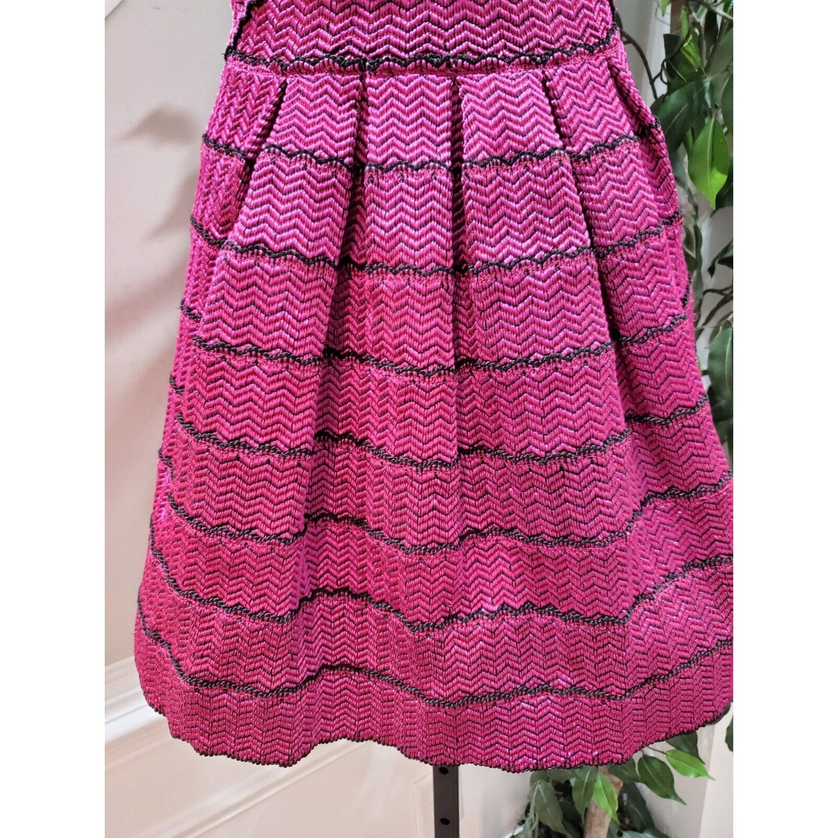 Blvd Collection Women Purple Polyester Off The Shoulder Knee Length Dress Size S