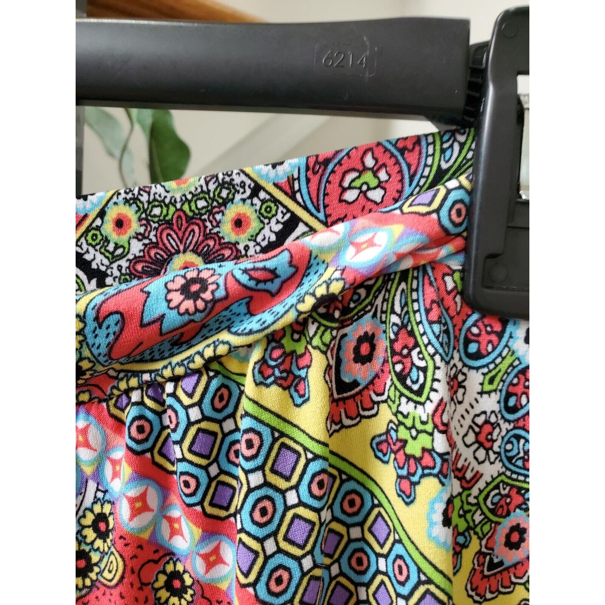 Cha Cha Vente Women's Multicolor Polyester Comfort Waist Palazzo Pant Size 2X