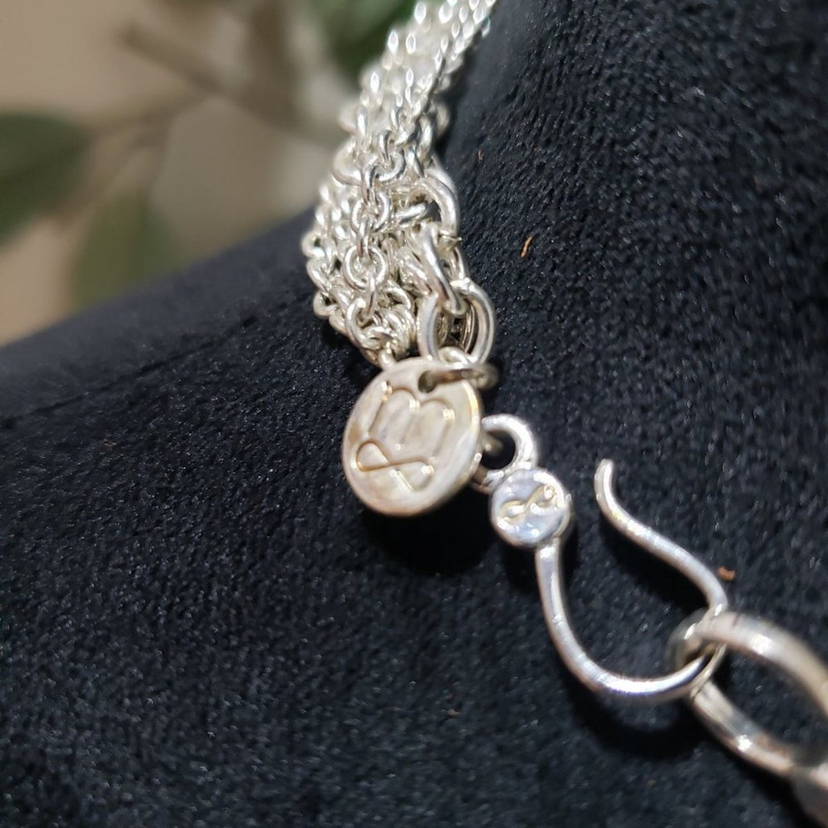 Women's Solid Multilayer Silver Link Chain Stylish Necklace