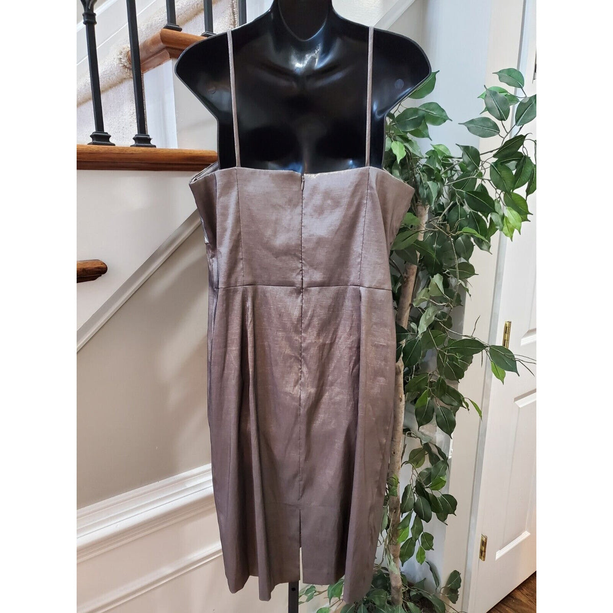 Jessica Howard Taupe Polyester Special Occasion Dress & Jacket 2 Pc's Set 14