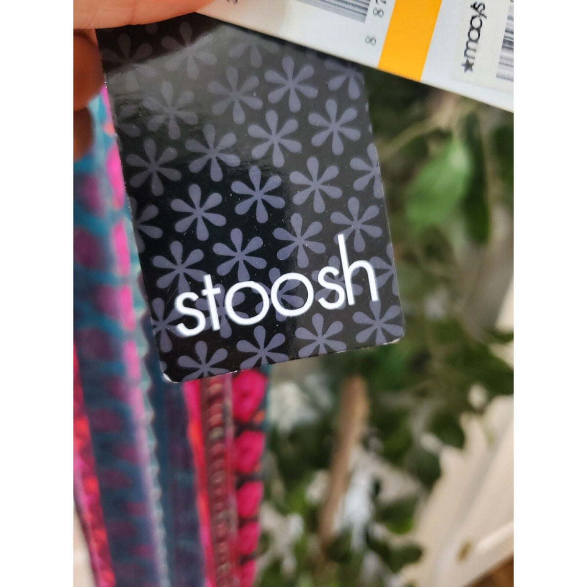 Stoosh Women's Jade Berry Multicolor Elastic High Waist Maxi Skirt Size Small
