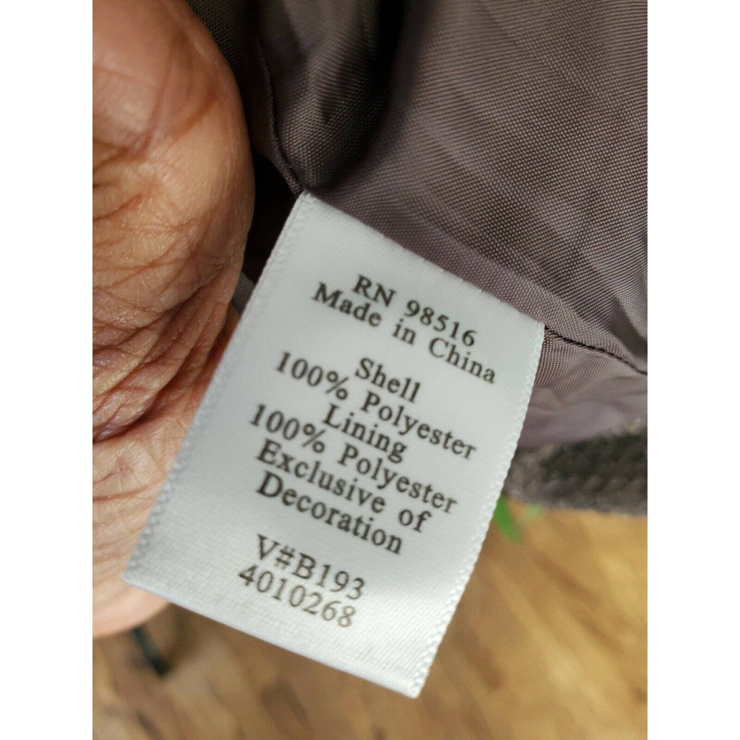 Coldwater Creek Women's Brown100% Polyester Long Sleeve Buttons Casual Blazer