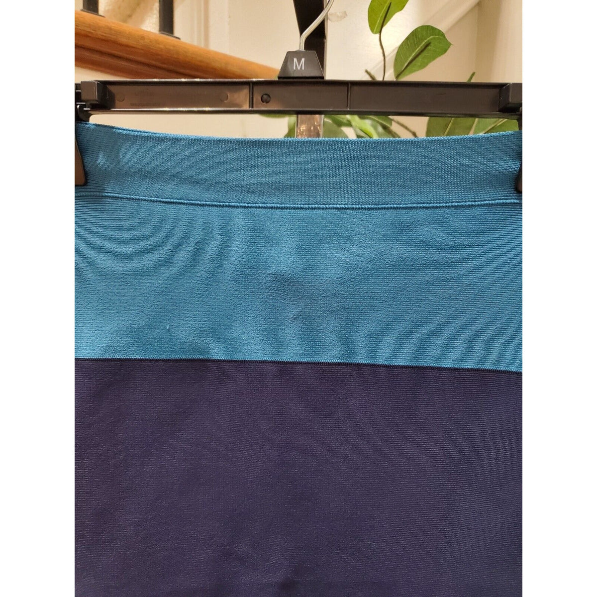 BCBGMAXAZRIA Women's Multicolor Striped Rayon Casual Short Pencil Skirt Size XS