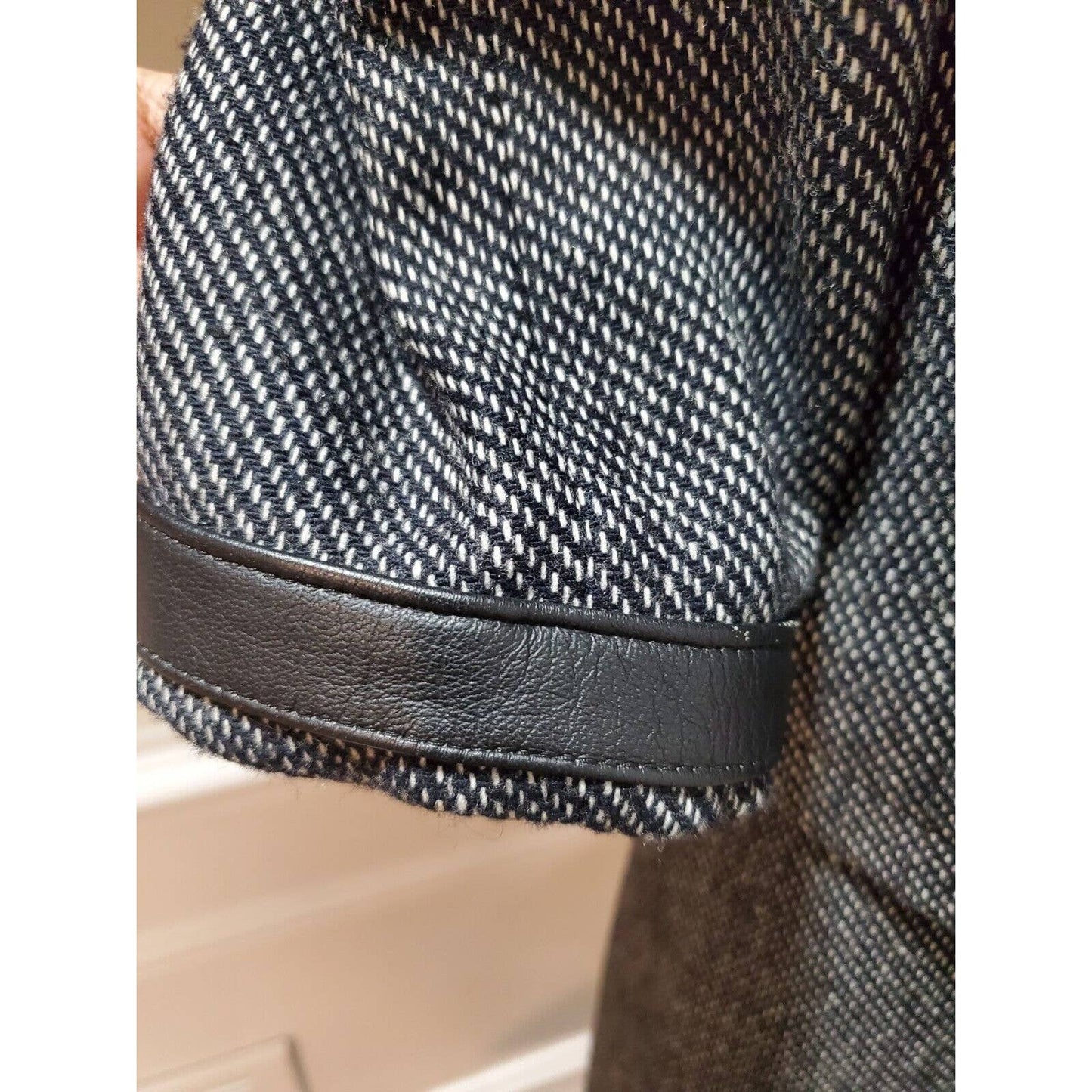 Vintage ONNA Collection Gray Wool Single Breasted Blazer & Skirt 2 Pc's Suit M