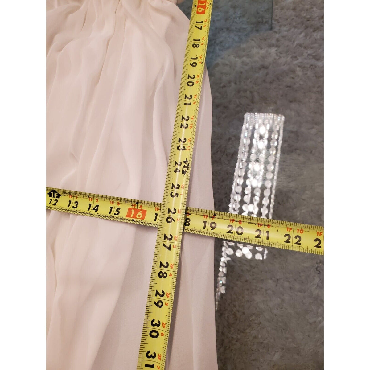 Asos Women's White Solid Polyester V-Neck Short Sleeve Casual Long Maxi Dress 8