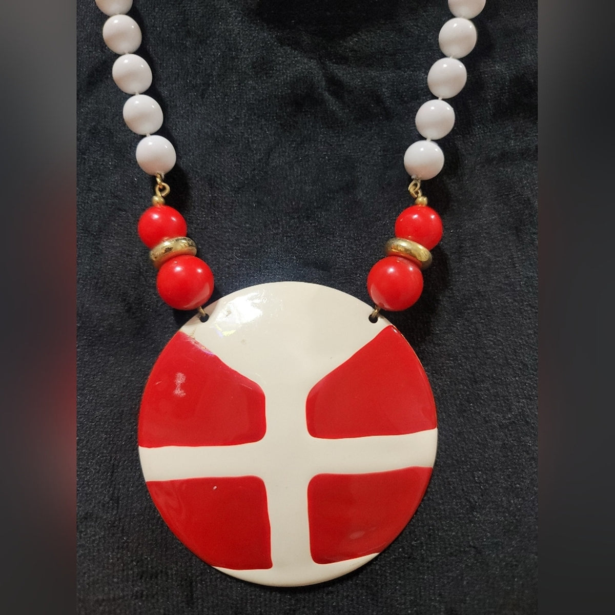 Vintage Large Medallion Necklace