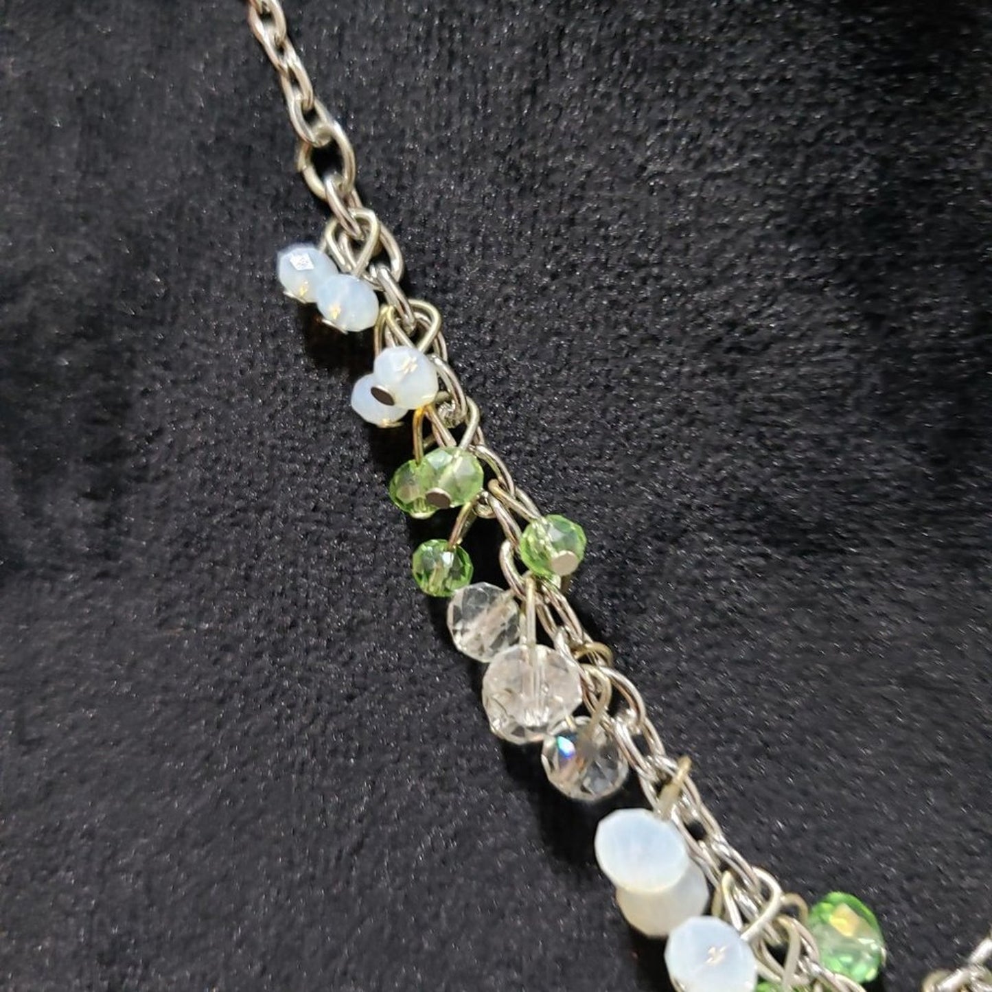 Women's Modern Beautiful Multicoloured Gemstone Fashion Teardrop Necklace