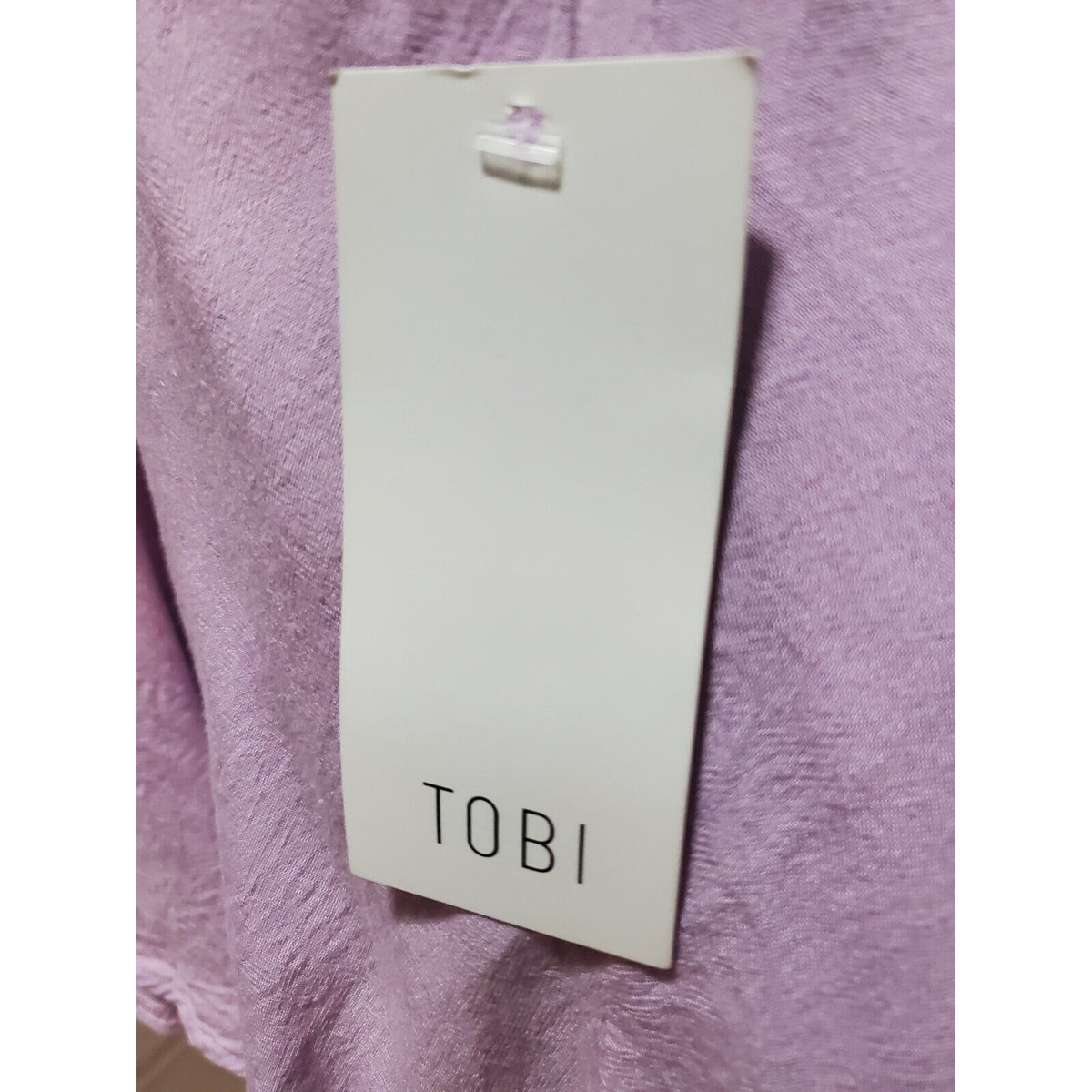 Tobi Women's Pink 100% Viscose Halter Neck Sleeveless Casual Top Blouse Size M