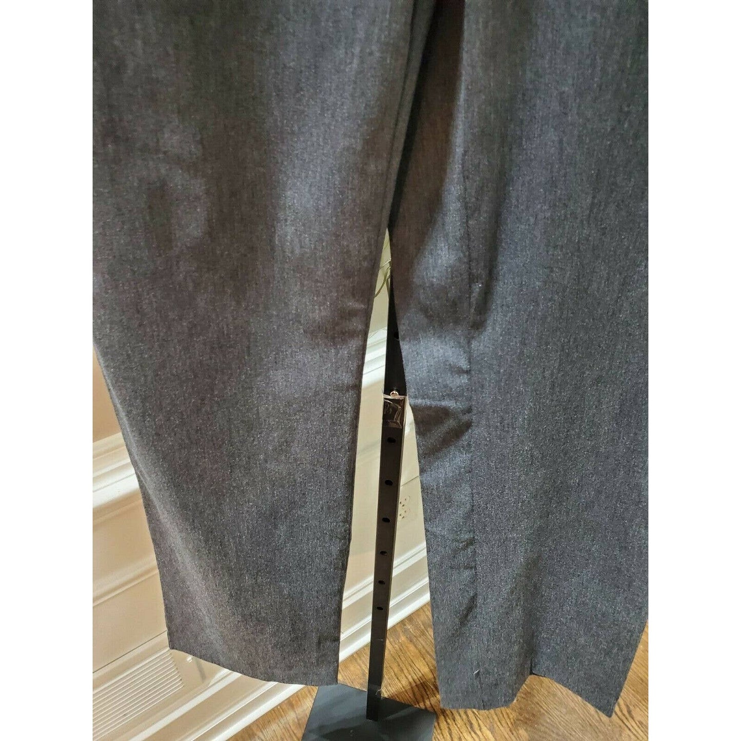 Time and Tru Women's Gray Polyester Millennium Constructed Dress Pants Size 10