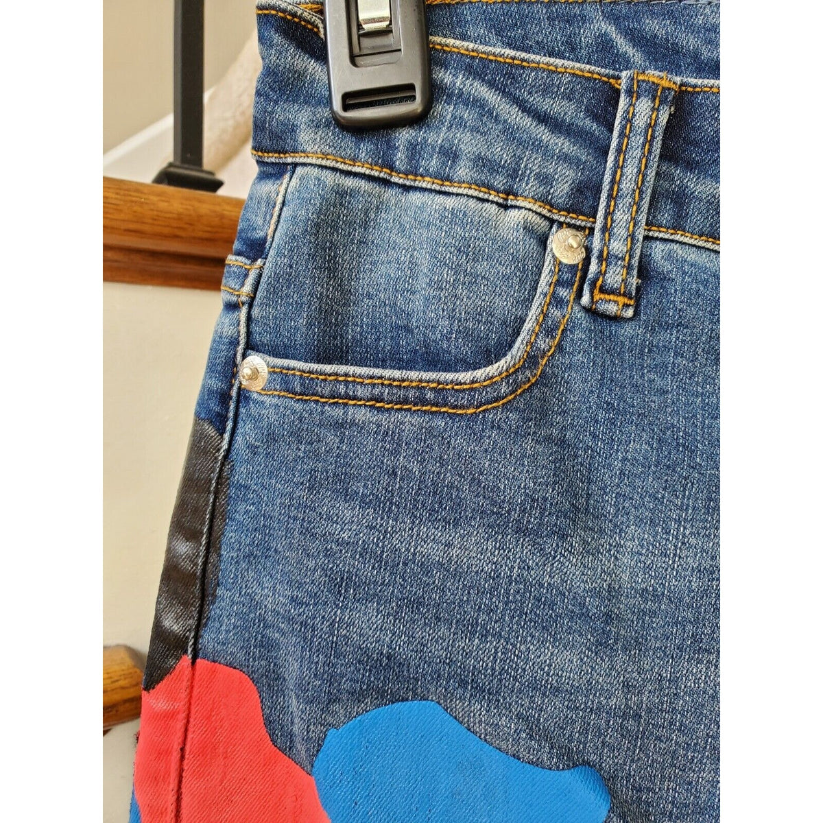 Filthy Wealth Women Blue Denim Cotton Skinny Legs Mid Rise Casual Jeans Size 26